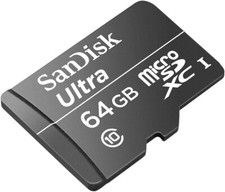 SanDisk Ultra SDSDQL-064G-Z35 64GB 200X UHS-I Class 10 microSDXC Card