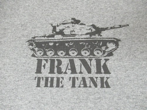 OLD SCHOOL FRANK THE TANK WILL FERRELL GRAY MEDIUM T-SHIRT F1784
