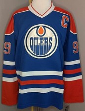 Wayne Gretzky Edmonton Oilers Orange Blue "1981-1996 Throwback" CCM NHL Jersey