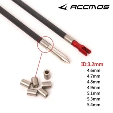 24pcs ID3.2mm Arrow Explosion-proof Ring Archery Collar DIY Recurve Bow Shooting