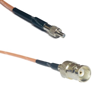 RG316 TS-9 Female to BNC FEMALE RF Cable Rapid-SHIP LOT