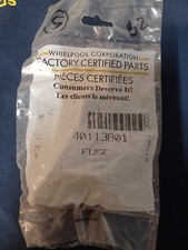 New Genuine OEM Whirlpool Dryer Thermal Cutoff Fuse 40113801
