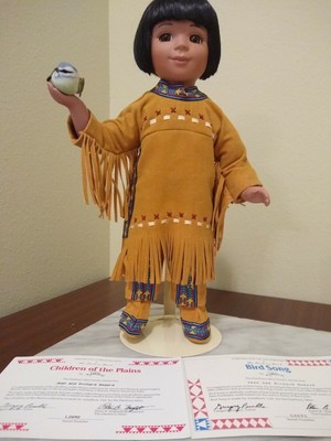 danbury mint native american dolls