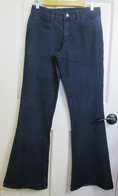 Revolt Flared Jeans Juniors Size 11 29x34 Dark Wash Stretch 4-Pocket 79-32570