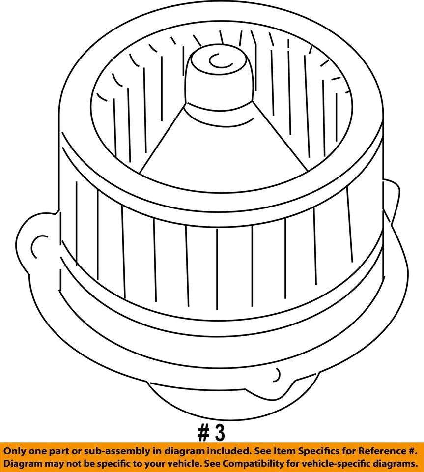 Motor soplador de climatización usado se adapta a: Mitsubishi Eclipse 2001 CPE grado A Foto 2 de 3