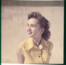 Debbie Reynolds Vintage Glamour portrait photo Original Transparency Slide 1953