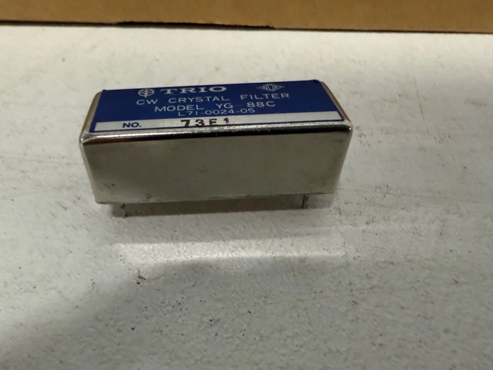 FILTRO DE CRISTAL KENWOOD TRIO YG-88C CW L71-0024-05 para transceptor de radioaficionado Foto 2 de 4