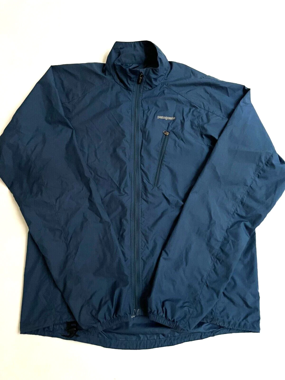 PATAGONIA Men's Vintage Full Zip Up Windbreaker Spring 2006 - Blue - Size Small