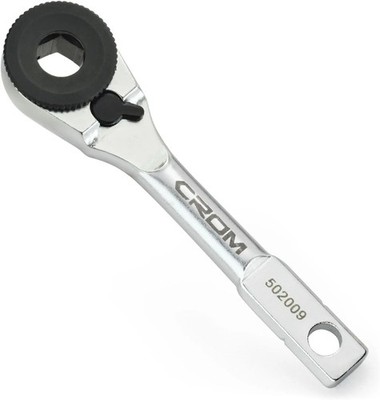 CROM Flat Mini Ratchet Wrench - Compatible with Leatherman Multitool that uses F
