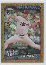 2024 Topps Chrome Update Gold Mini-Diamond Refractor 47/50 Mitchell Parker qf6