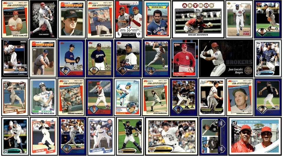 Lote mixto de 116 tarjetas deportivas de béisbol 1982-2024 Los Angeles Dodgers Foto 3 de 4