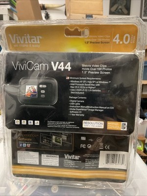 Vivitar ViviCam 46 4.1MP Digital Camera - Black for sale online | eBay