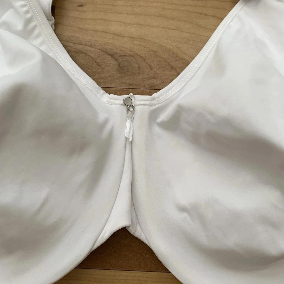 Bali Women's Side & Back Smoothing Underwire Minimizer Bra White 36DDD NWT - Image 2 of 4