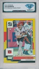 2022 Donruss JOE BURROW #199 Premium Press Proof Gold💎DSG 10 Gem Mint