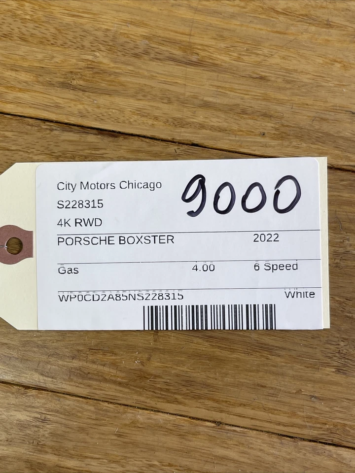 2012-2014 Porsche Boxster 718 Radiator Coolant Hose Pipe Line OEM 4k Miles - Изображение 2 из 4