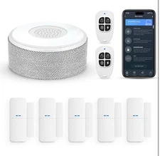 Comprehensive WiFi Security System - 8 Sensors, Smartphone Alerts & Expansion