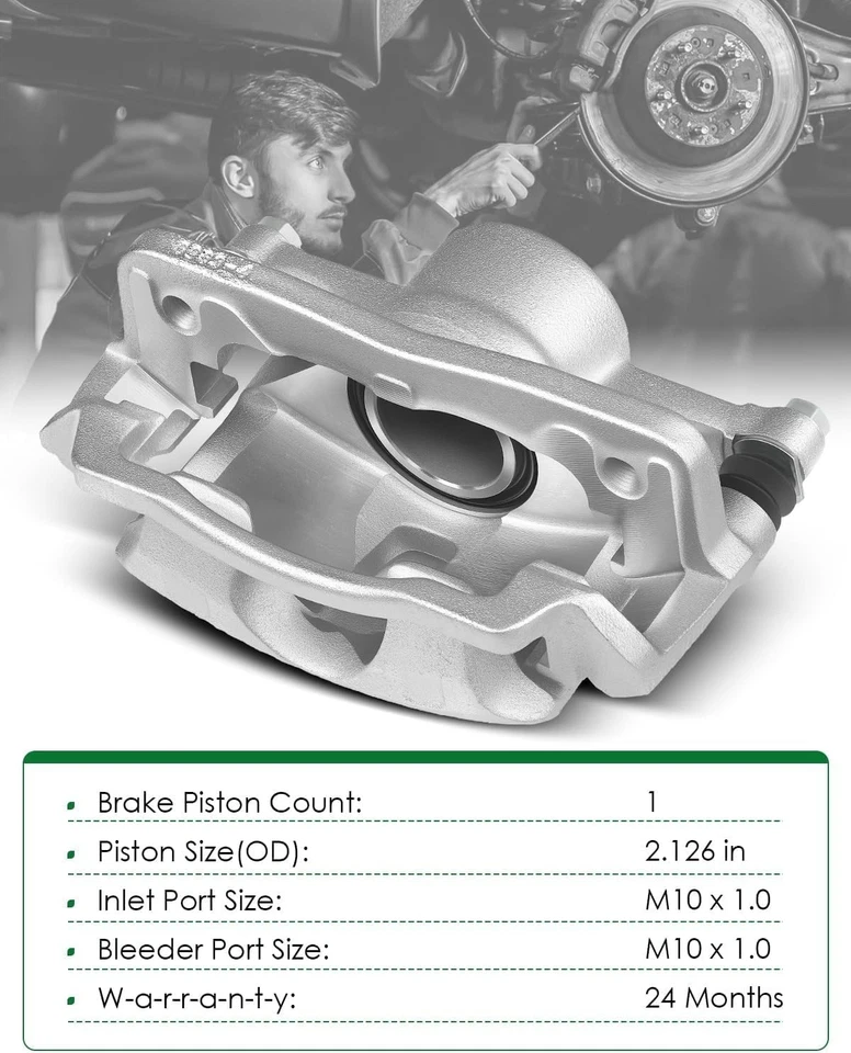 Pinza de freno de disco delantera izquierda derecha honda 1996-2011 insight 2010-2014 Foto 3 de 4