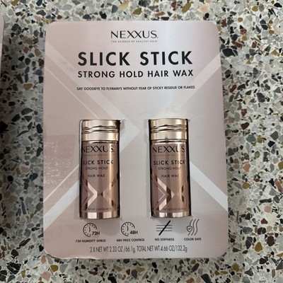 2x Nexxus Slick Stick Strong Hold Hair Styling Wax 2.33OZ each New