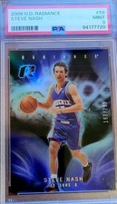 Steve Nash PSA 9 Upper Deck Radiance #59 Suns Serial Numbered 193/299