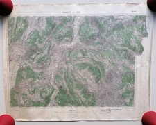 Map Rovereto and Riva 1917