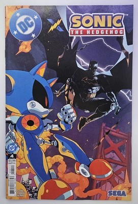 DC x Sonic the Hedgehog #4 - Cover A - Pablo M Collar Cover (2025) DC -1st Print