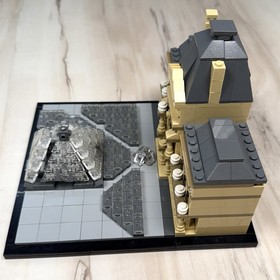 2015 LEGO Architecture Louvre 21024 Building Set INCOMPLETE Missing 28 Pieces