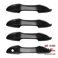 4Pcs Exterior Door Pull Handle Fits for 2014-2019 Corolla Front Rear LH Driver
