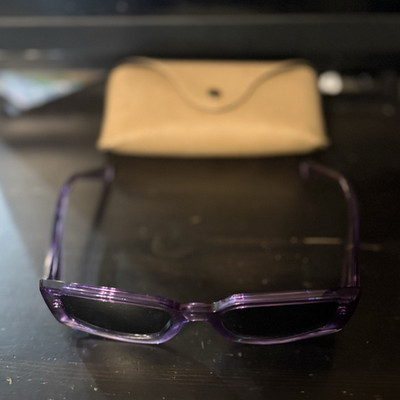Ray-Ban RB4395 Kiliane Bio-Based Sunglasses Purple Transparent Violet 54-21-140