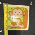 Wooden Toddler Preschool Animal Puzzle Set Lot - Lion Giraffe Monkey — photo 6