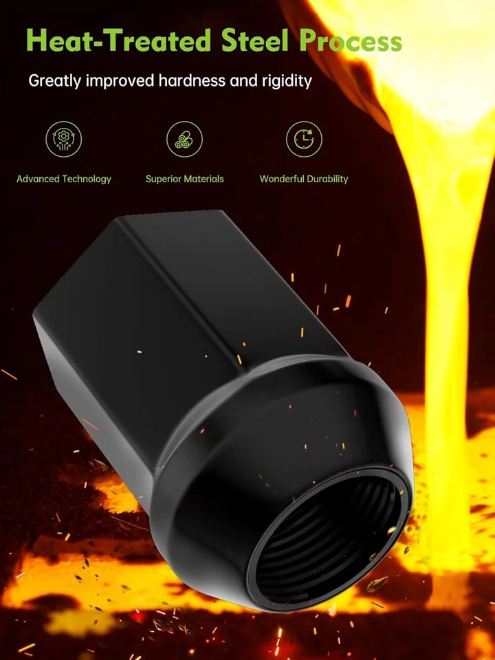 Tuercas M14x1.5 OEM - Repuesto para Ram 1500 2012-2022, Chevy 1999-2022 Foto 4 de 4