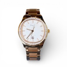 Piaget Polo, 18k rose gold, diamond bezel,Ref: GOA46020