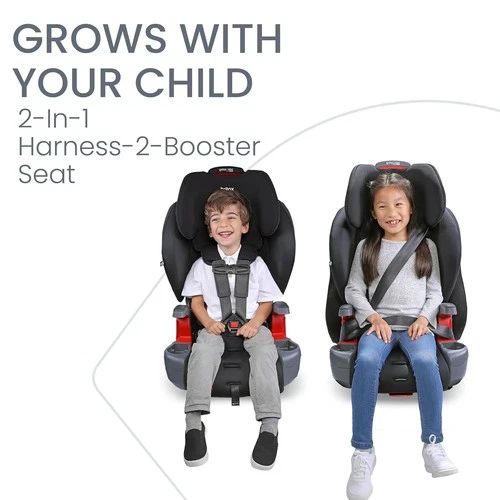 Britax Grow With You ClickTight Booster Car Seat Black Contour Safe Wash Fabric! - Picture 5 of 10