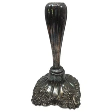 VTG Baroque By Wallace Silversmith 266 Silver Plated Single Candle Holder