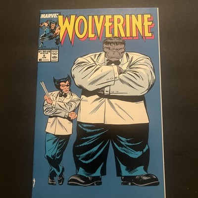 Wolverine Vol. 2 Issue #8  Classic Cover By John Buscema Direct  1989 VG