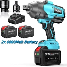Seesii 2000Nm(1475Ft-Lbs) Cordless Impact Wrench 3/4" Brushless Impact Wrench