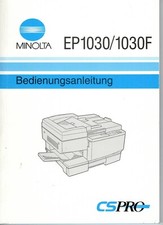 Kopiarka Minolta EP1030 instrukcja obsługi język niemiecki
