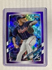 2021 Topps Chrome Update #USC56- HUASCAR YNOA Purple Refractor SP Rookie RC