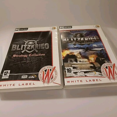 Blitzkrieg: Strategy Collection & Rolling Thunder Bundle - White Label PC CD-ROM