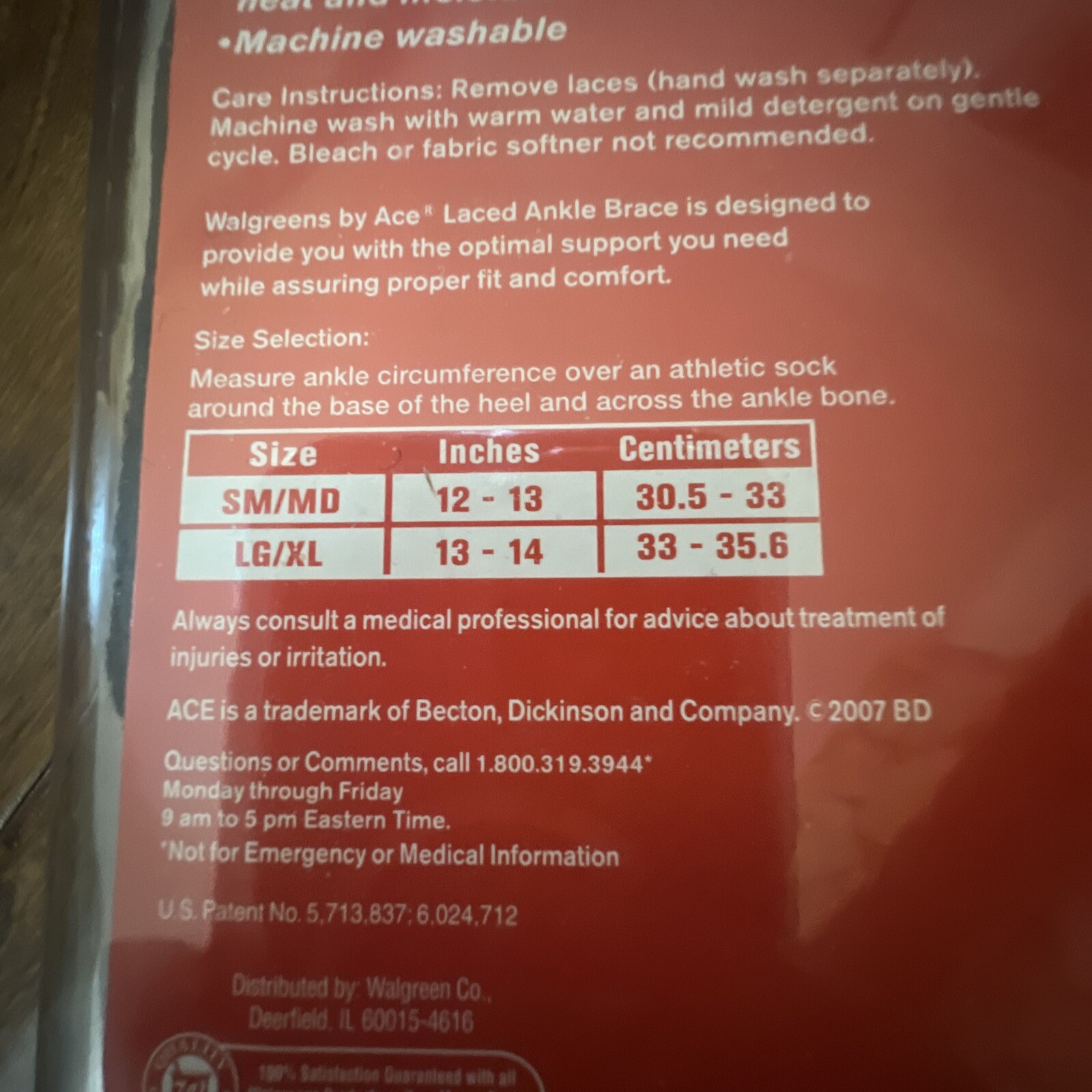 Walgreens Ankle Brace - 36u4o6i