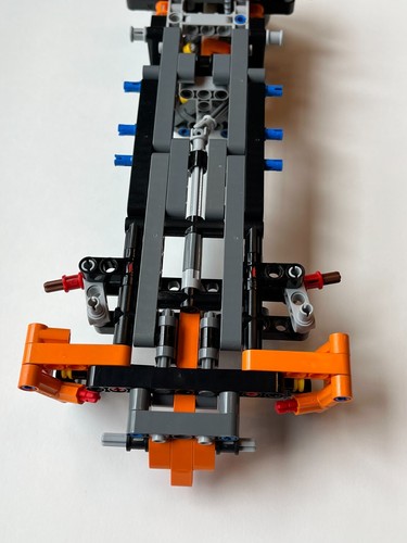 LEGO Technic MOC Chassis V10 HOG Steering - new parts liftarms gears - Picture 5 of 10