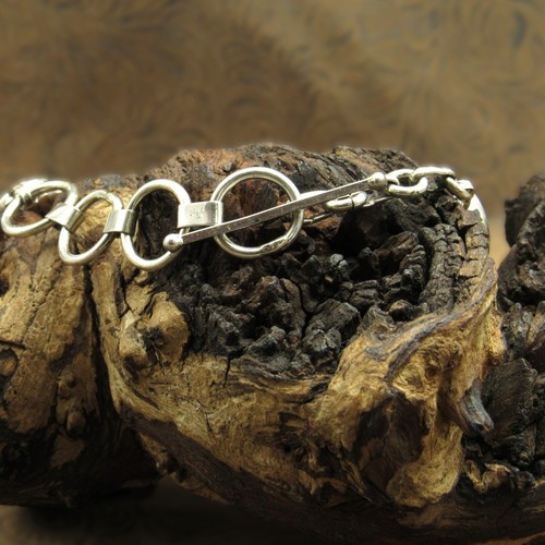 White Buffalo Sterling Silver Adjustable Link Bracelet - Picture 7 of 7