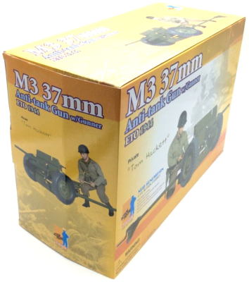 DRAGON 1/6 Scale WWII US M3 37mm Anti-Tank Gun W/Gunner Tom
