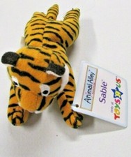 "Sable" Tiger Plush Toy Animal Alley Toys R Us 2001 Stuffie Kids Jungle