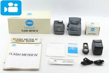 🎦VIDEO👀✨MINT✨ Minolta Flash Meter IV Light Meter W/ View Finder 5 From JAPAN