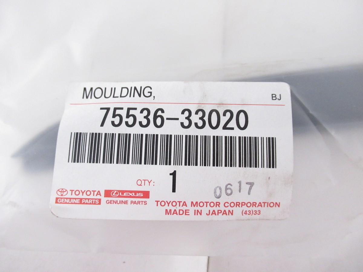 Genuine OEM Lexus 75536-33020 Driver Outside Windshield Molding 13