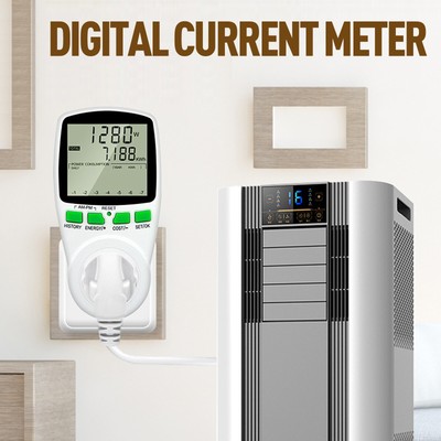Digital Current Meter Voltmeter AC Power Meter Energy Tester Socket Watt Meter