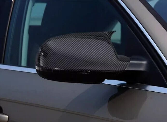 For Audi A4 S4 A5 S5 RS4 RS5 2011-2016 Carbon Fiber OX Horn Rear View Mirror Cap - Imagem 3 de 4