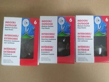 Lot of 3 Dyno Seasonal Solutions 72012-6C Medium Suction Cup Hook 6 Pack Each