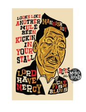 Muddy Waters Blues poster from Mojohand