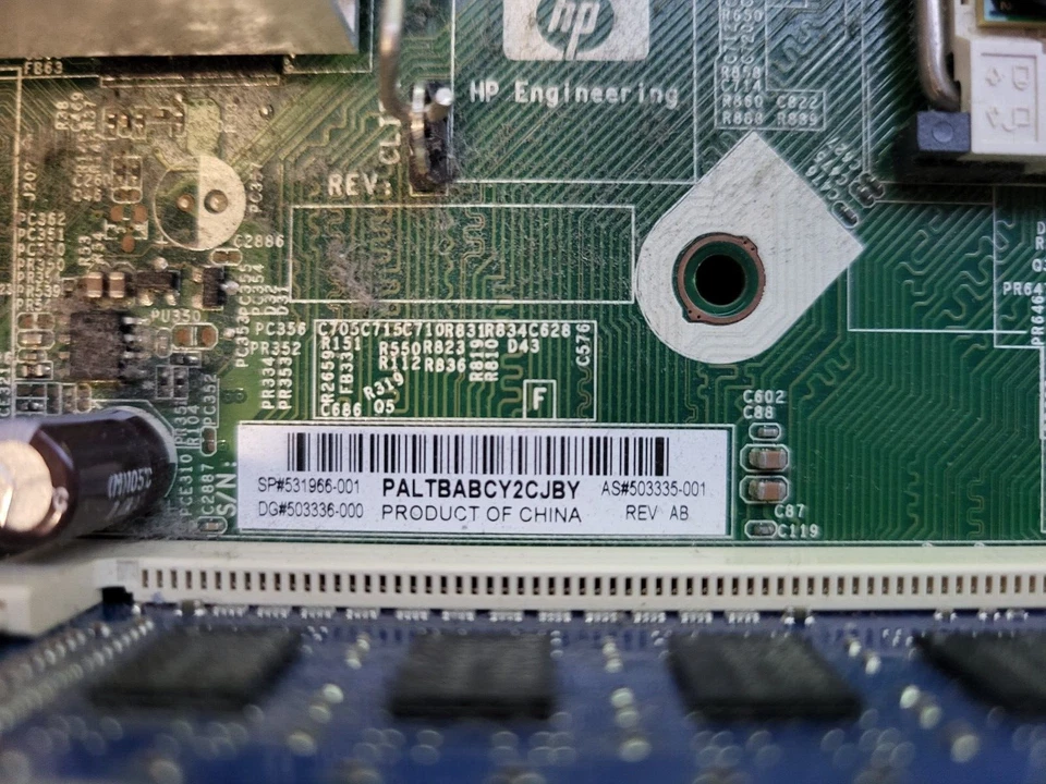 HP 531966-001 503335-001 MOTHERBOARD W/ AMD ATHLON II ADX2200CK22GM 2.8GHZ PROCE - Image 3 of 4